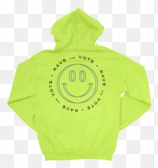Rave The Vote Logo Hoodie - Estevan Oriol Collaboration Tee Emoji,Alien Emoji Hsweat Shirt
