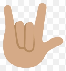 Love - You Gesture Emoji With Medium Skin Tone Meaning Love You Hand Emoji Svg,:l Emoji