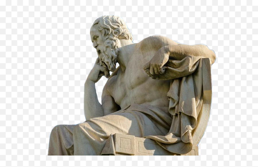 Estatua Grecia Sticker - Sokrates Emoji,Emoticon Estatua Belalcazar