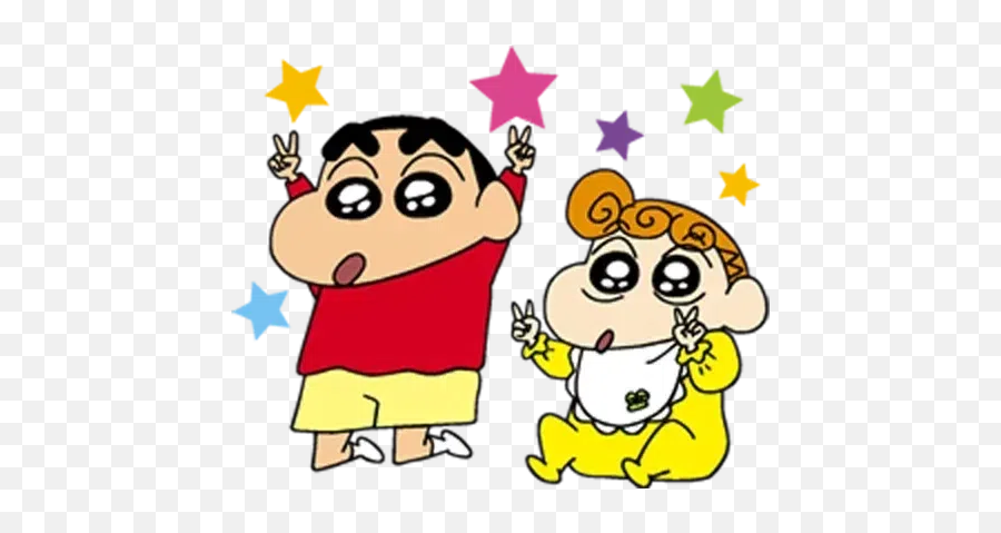 Shinchan Whatsapp Stickers - Time To Shine School Of Dance Emoji,Shinchan Emoticon