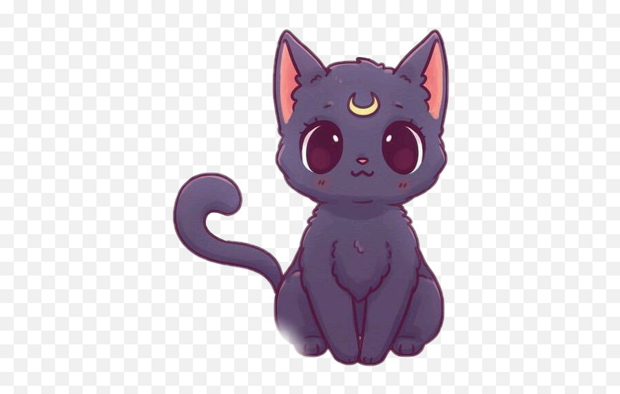 Honeypunny On Scratch - Dibujos Kawaii Sailor Moon Emoji,Anime Cat Emoticon