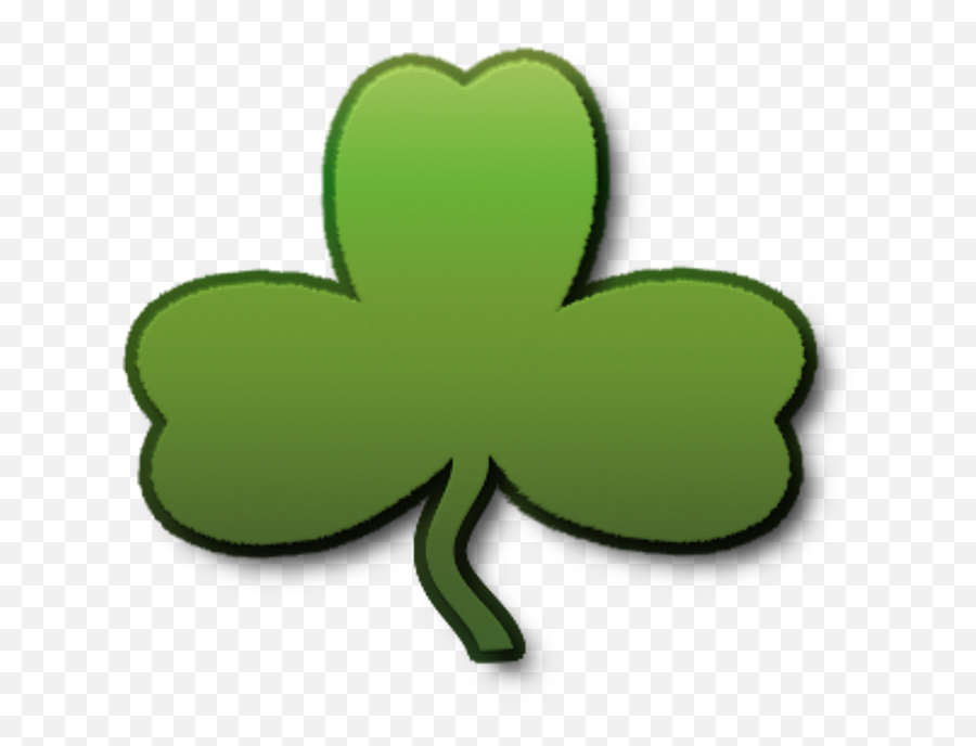 Shamrock Lucky Symbol - Clover Emoji,Patricks Emotions