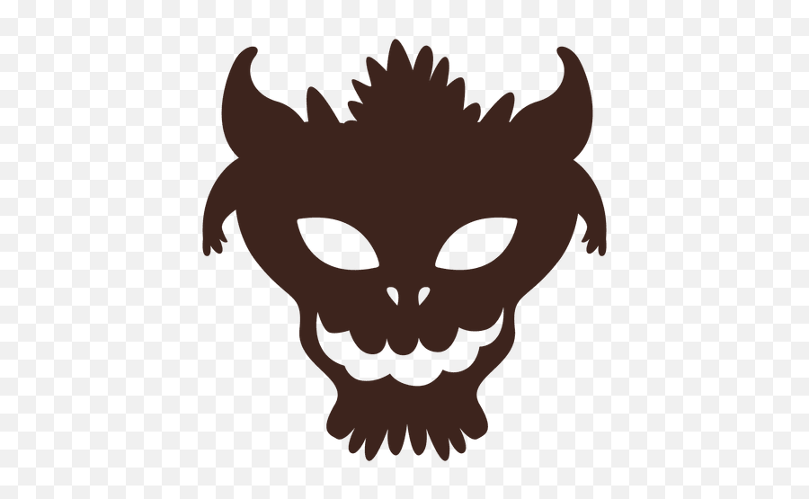 Spooky Halloween Mask - Transparent Png U0026 Svg Vector File Máscara De Halloween Png Emoji,Emoji Halloween Mask