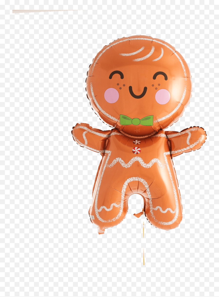 Gingerbread Girl Png - Gingerbread Balloon Emoji,Gingerbread Man Emoji Iphone