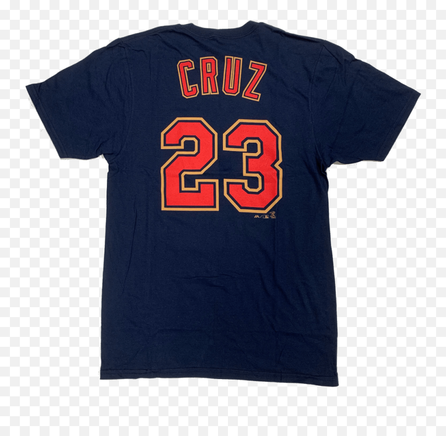 Nelson Cruz Minnesota Twins Tee T - Short Sleeve Emoji,Thunder Majestic Emoji T-shirt