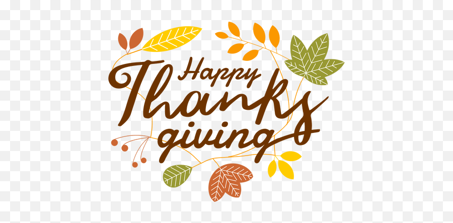Happy Thanksgiving Logo Transparent Png - Transparent Happy Thanksgiving Png Emoji,Thanksgiving Emoji Text