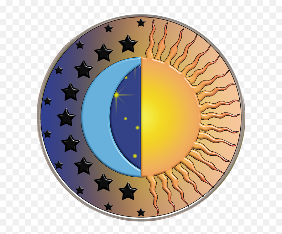 Sun And Moon - Clipart Sun And Moon Emoji,Scary Moon Emoticon