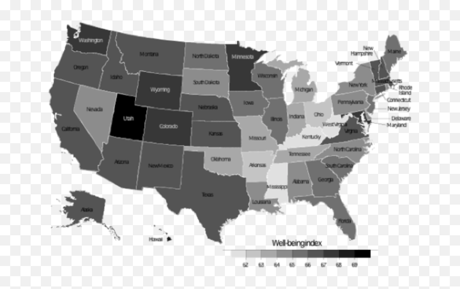 Noba Scholar - Real Usa Map Emoji,Positive Attitudes And Emotions. Diener