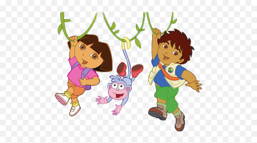 Dora The Explorer Cartoon Goodies - Dora The Explorer Characters Emoji,