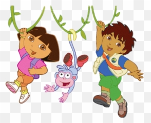 Dora The Explorer Cartoon Goodies - Dora The Explorer Characters Emoji,