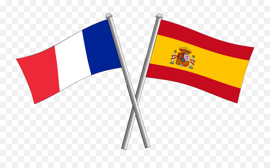 Friendship Banner Flags - Free Image On Pixabay French And Spanish Flag Emoji,Drapeau Facebook Emoticons