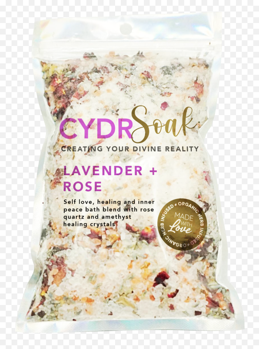 Cydr Lavender And Rose Spiritual Healing Bath Soak U2013 Apple Cydr Emoji,E Emotion Stabilizing Stone Or Crystal For Anxiety