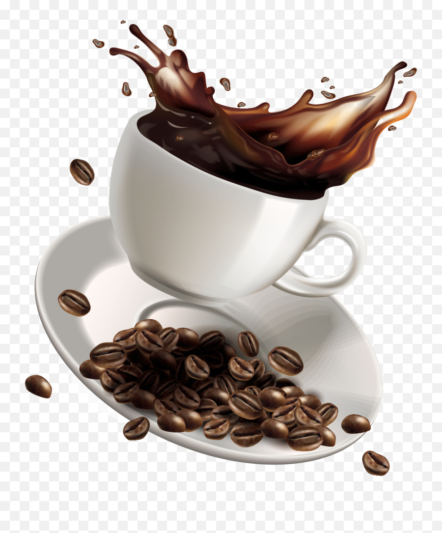 Download Coffee Instant Splash Vector Of White Cafe Clipart Emoji,Miss You Emoticon Coffe