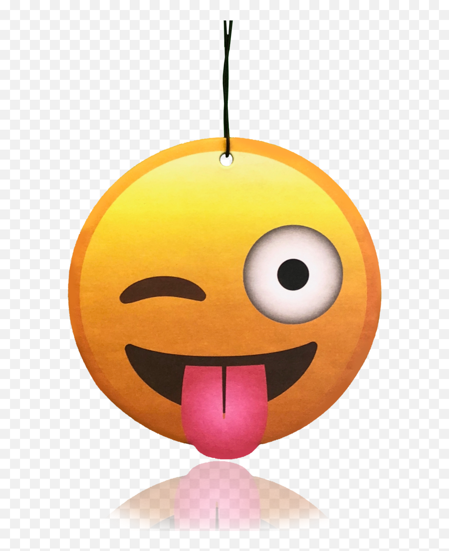 Winking Emoji Transparent Png Image - Emoji Car Air Fresheners,Winking Emoji