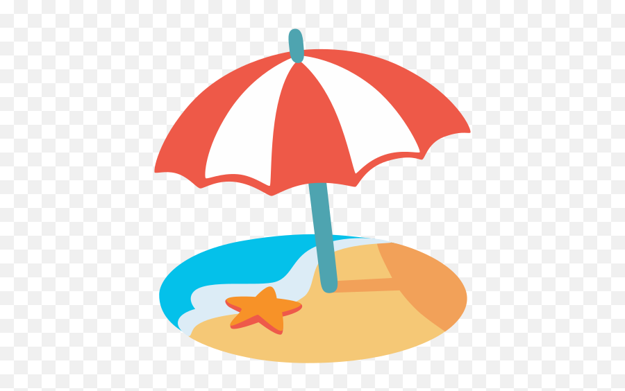 Beach With Umbrella Emoji Beach Emoji,Variation Selctor Emoji