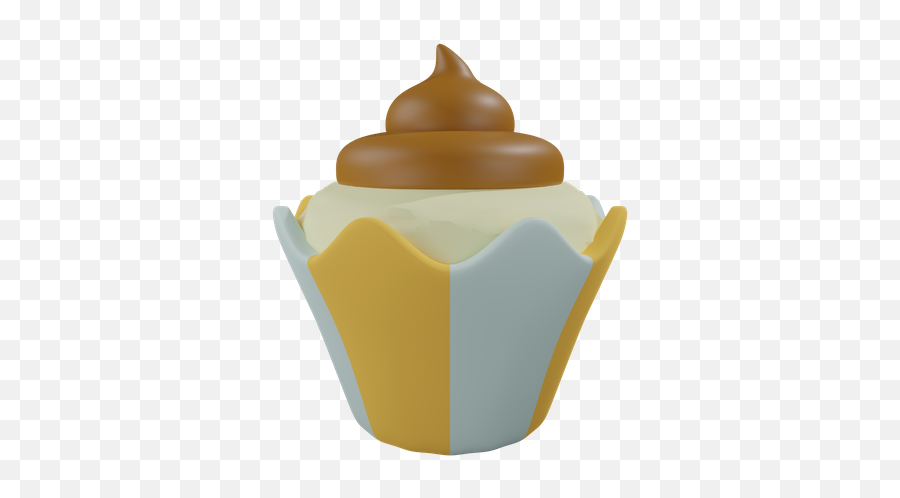 Premium Cupcake 3d Illustration Download In Png Obj Or Emoji,Snow Copy And Paste Emoji