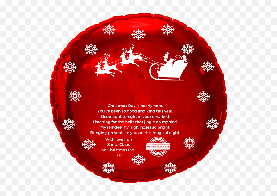 New Christmas Eve Santa Arrival 18 Metallic Red Foil Balloon Emoji,Christmas Movieemoji Game