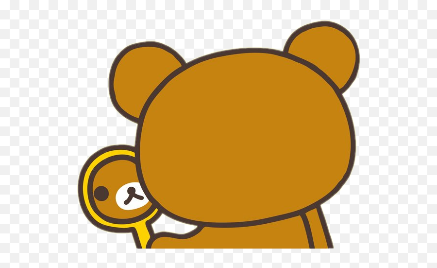 Rilakkuma Sticker By Comfy - Rilakkuma Looking In Mirror Emoji,Comfy Emoji Rilakkuma Sticker By Comfy - Rilakkuma Looking In Mirror Emoji,Comfy Emoji
