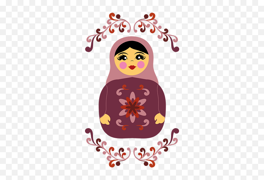 Maskottchen Design Adrianadesign Emoji,Russian Nesting Doll Emoji