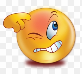 Hard Thinking Red Face Emoji - Thinking Hard Emoji,Hard On Emoji