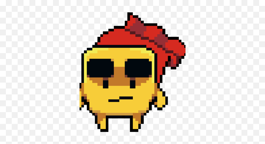 Mr Serious Indie Pogo Wiki Fandom - Pixel Art Circle Emoji,Trophy Emoticon