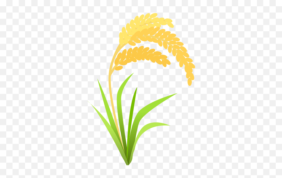 Ear Of Rice - Rice Plant Clipart Png Emoji,Plant Emojis
