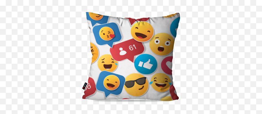 Kit 1 Almofada Mais Nó Big E Laço Emojis - Emoji,Emoji Pillow Kit