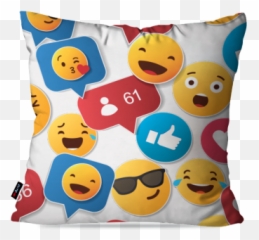 Kit 1 Almofada Mais Nó Big E Laço Emojis - Emoji,Emoji Pillow Kit