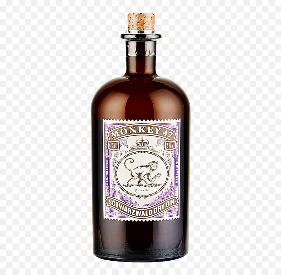 Personalised Monkey 47 Dry Gin 50cl - Gin Monkey 47 500ml Emoji,Gin And Tonic Emoji