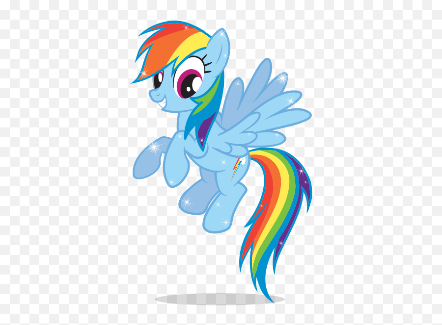 Sparkle Flying Fly Rainbow Sticker - My Little Pony Celeste Emoji,Rainbow Dash Emoji