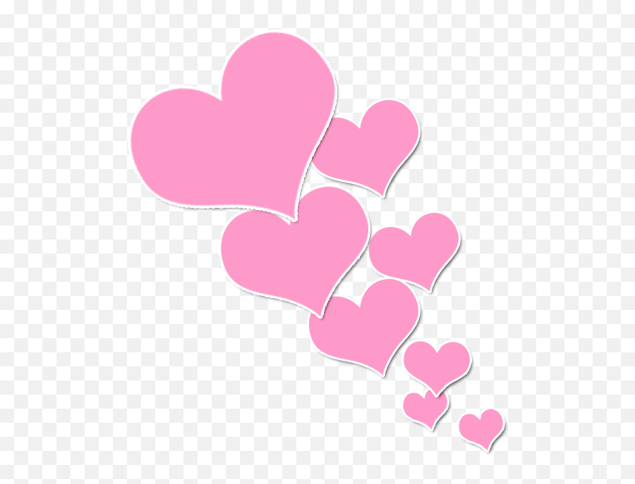 Pink Color Heart Clip Art - Pink Heart Png Download 851 Different Shades Of Pink Hearts Transparent Emoji,Different Colored Heart Emojis