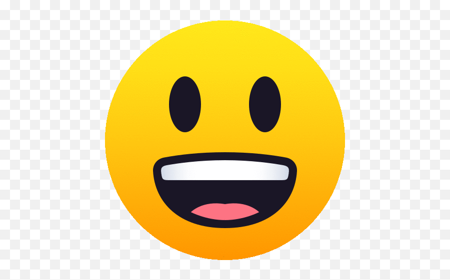 Grinning Face With Big Eyes People Gif - Grinningfacewithbigeyes People Joypixels Discover U0026 Share Gifs Smile Emoji,Big Mac Emoji