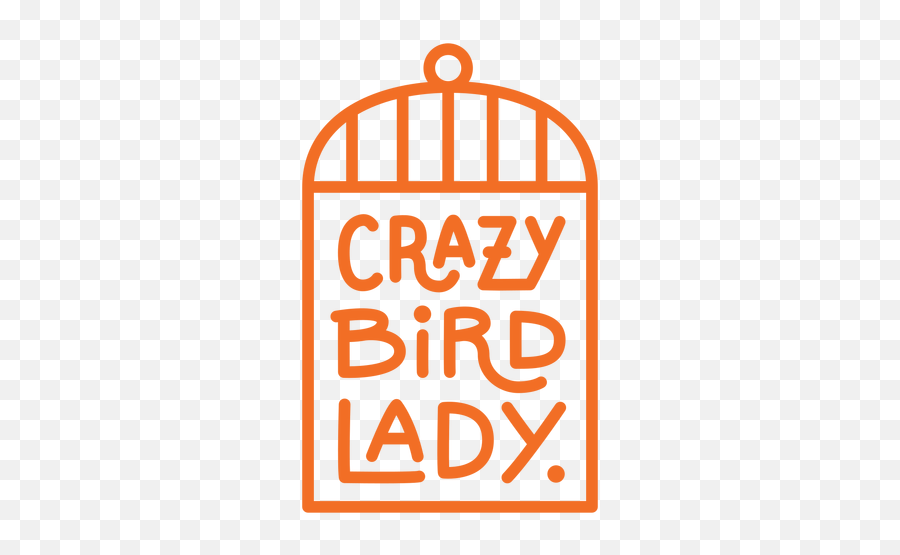 Crazy Bird Lady Badge - Transparent Png U0026 Svg Vector File Vertical Emoji,Lady Emoji Meaning