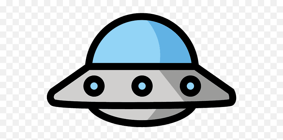 Platillo Volante Clipart - Emoji Nave Espacial,Emoticon De Avion Despegando