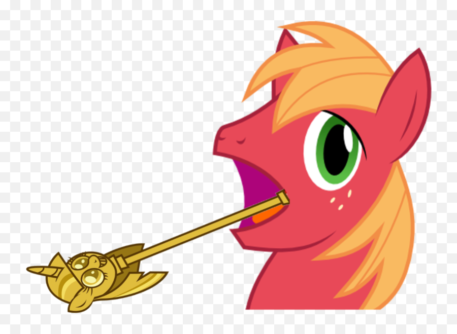 Big Macintosh Big Macs Big Mouth - Mlp Big Macintosh Explotiable Fish Emoji,5 Emotions Meme