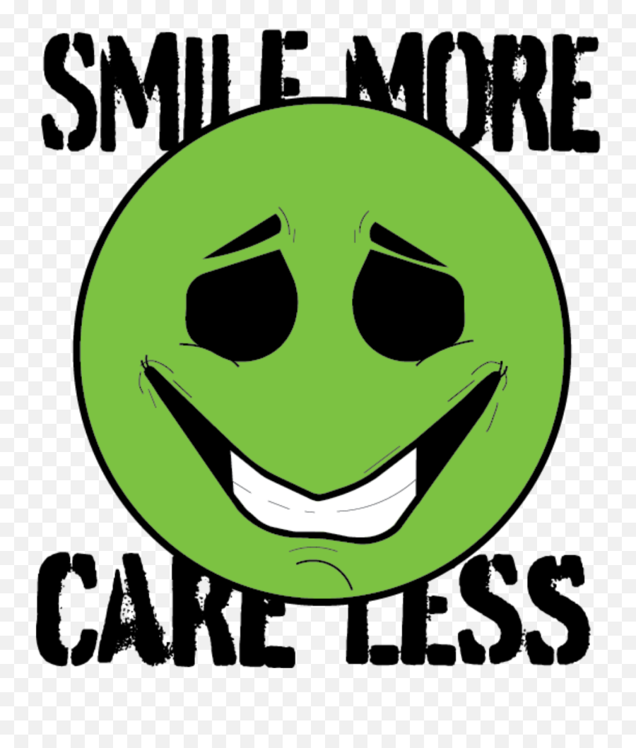 Smile More Care Less - Wide Grin Emoji,Cake Icon Emoticon