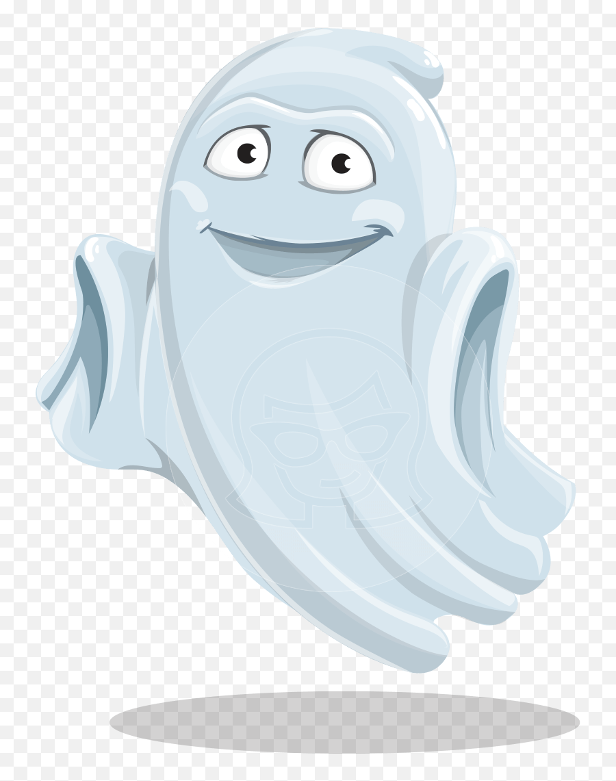 Cute Ghost Cartoon Vector Character - 112 Illustrations Graphicmama Ghost Emoji,Old Children's Cartoon That Had Characters Based Off Of Emotions On Boomerang