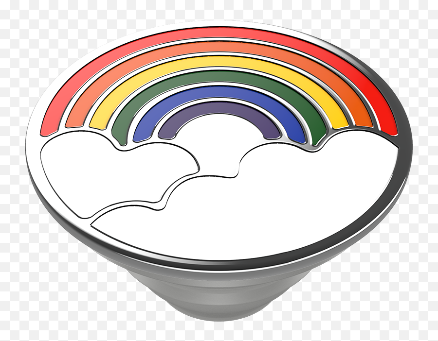 Enamel Rainbow - Popsockets Emoji,Hobi Keychain Rainbow Emoticon