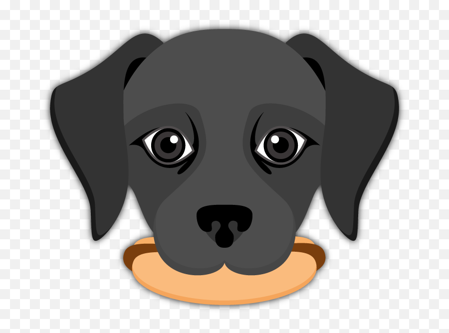 Black Labrador Emoji - Dog Emoji Png,What's An Emoji For Integrity