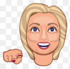 Hillarymoji By Tanooki Suit Llc - Happy Emoji,Location Of All Ellen Emojis