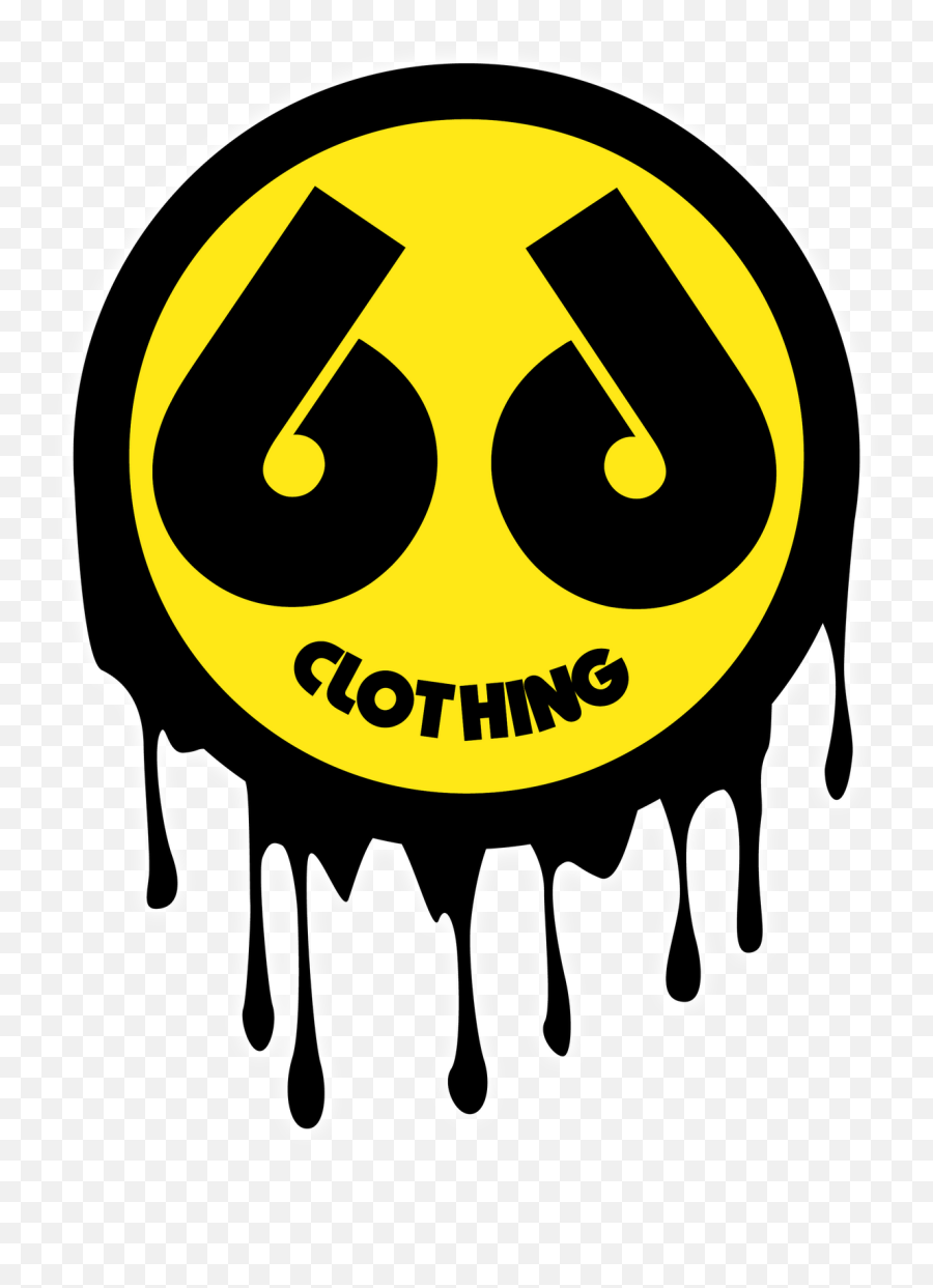 Bd Clothing Skateboard Sticker - Dot Emoji,B D Emoticon