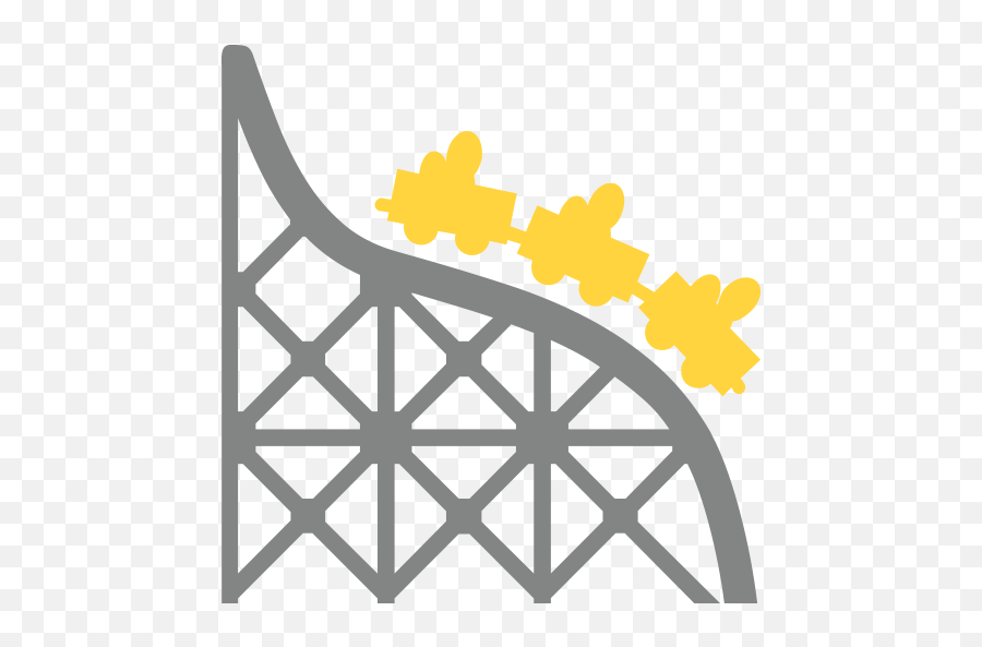 Roller Coaster - Roller Coaster Emoji Transparent,Roller Coaster Emoji