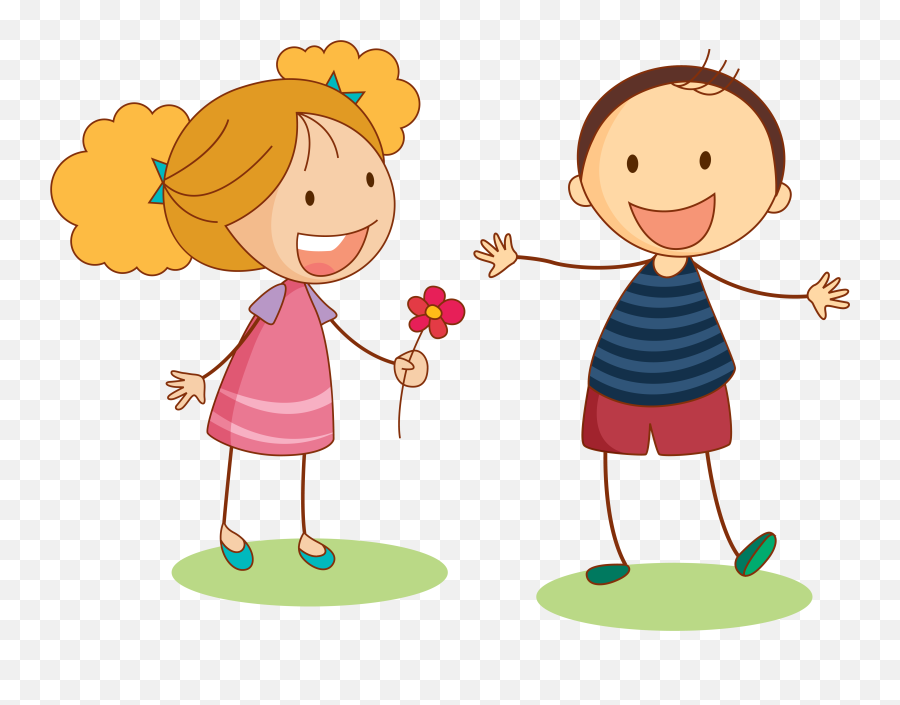 Child Clip Art - Boy And Girl Png Transparent Png Full Boy And Girl Png Transparent Emoji,Boy And Girl Emoji