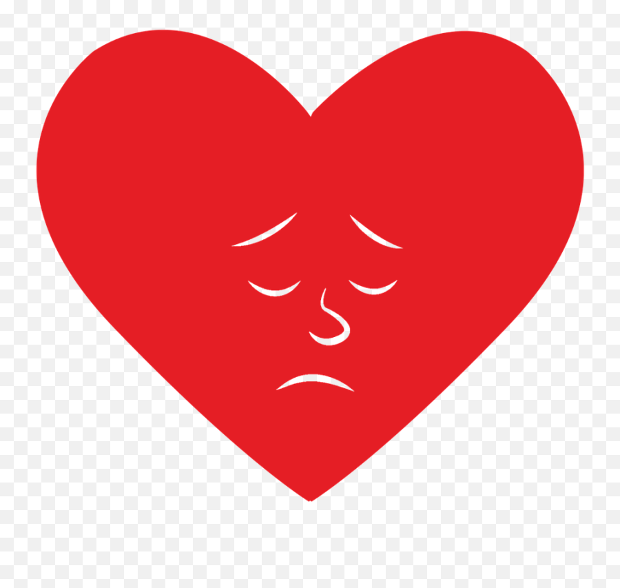 Crying Heart Cry - Girly Emoji,Crying Emotion