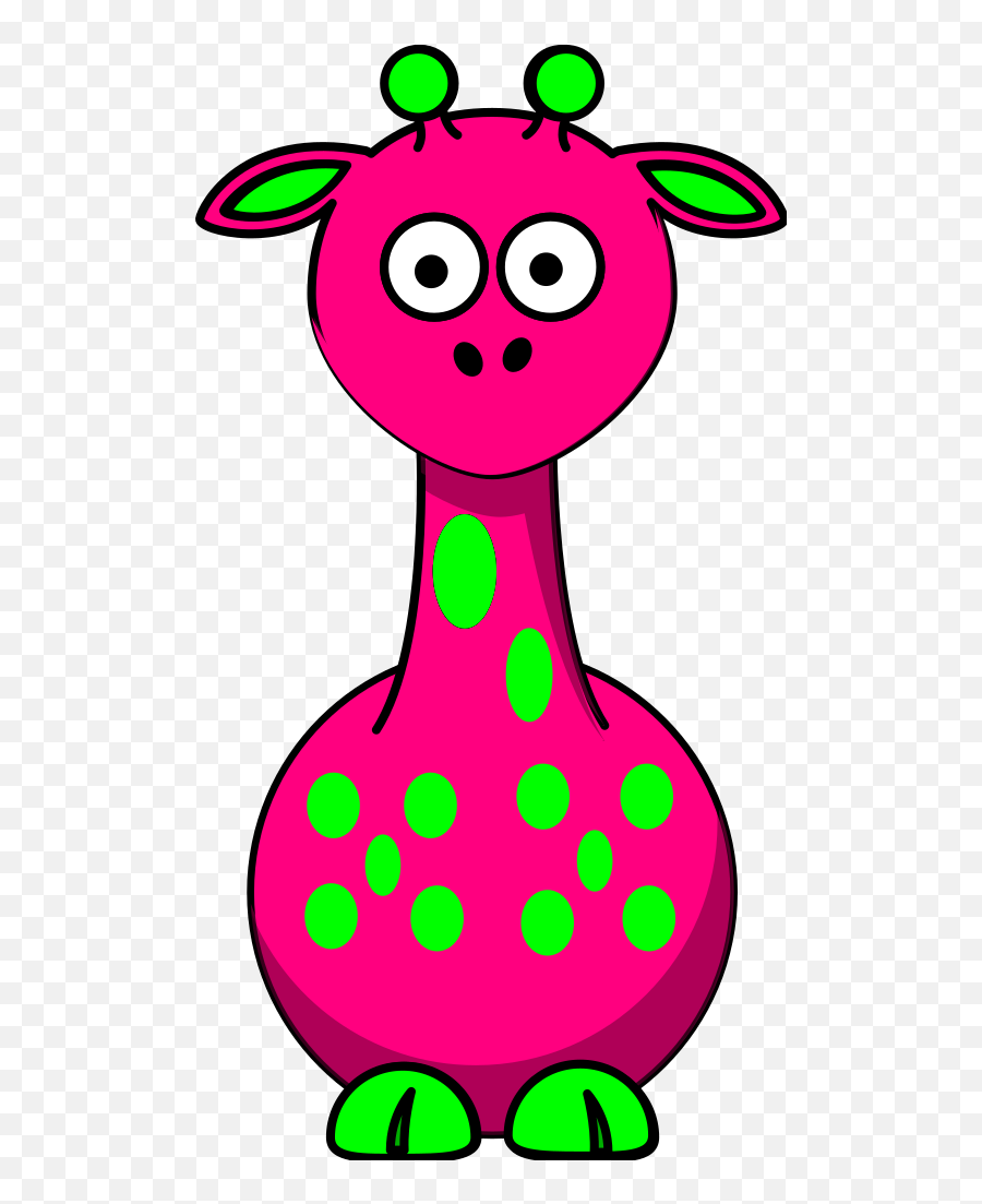 Pink Giraffe With 12 Dots Png Svg Clip Art For Web Emoji,Dove Curly Hair Emojis