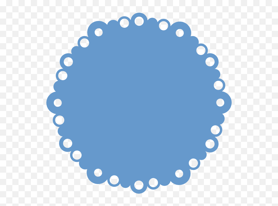 Scalloped Edge Circle - Circle Scalloped Edge Emoji,Scallopped Edge Emoji