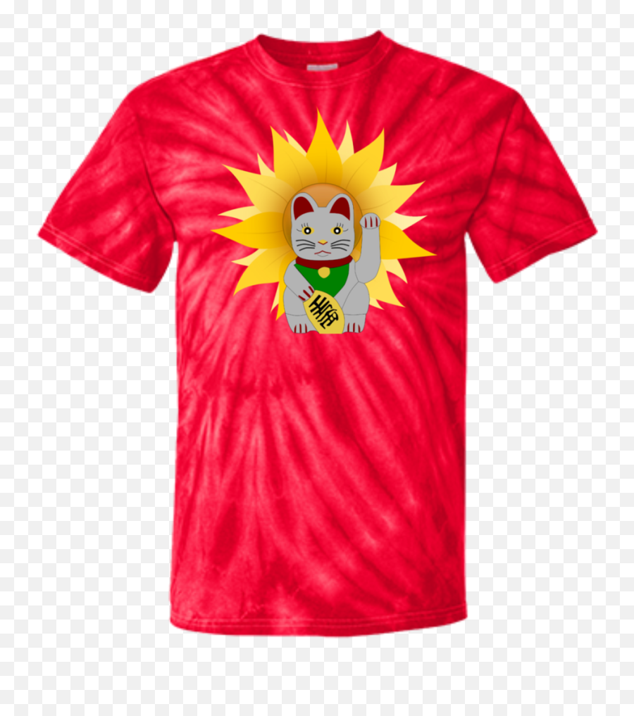 China Cat Sunflower Cotton Tie Dye T - Shirt Emoji,Grateful Dead Emoticon