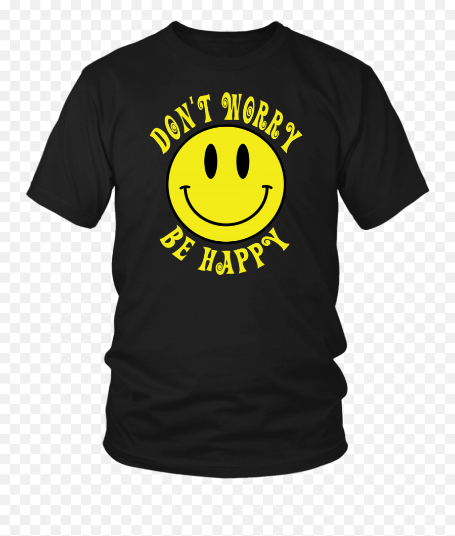 T Worry Be Happy Smile Face Unisex T - Happy Emoji,Emoticon 70s T Worry Be Happy Smile Face Unisex T - Happy Emoji,Emoticon 70s