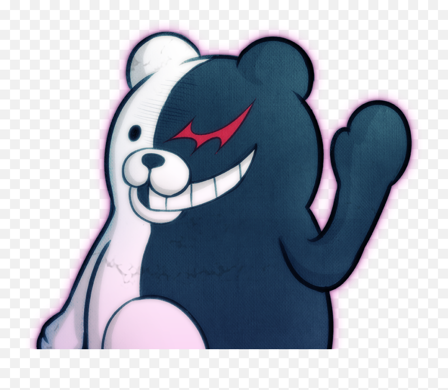 Monokuma Danganronpa Sticker - Transparent Discord Emojis Danganronpa,Emojis That Represent Monokuma