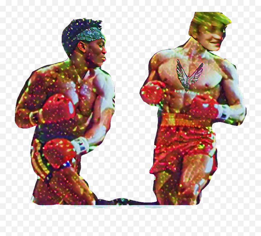 Boxing Ksi Vs Logan Paul Sticker - Ksi Boxing Png Emoji,Logan Paul Emoji